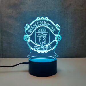 Night Light Lamp Football Club Night Light for Home Decor New Design High Quality 3d LED 50 Bedroom Acrylic Modern Touch Sensor - Image 3