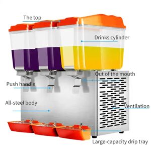 High quality commercial electric used fruit juice dispenser machine/Three 16L - Image 3