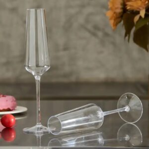 Tritan Plastic Wine Glasses Gift for Weeding Party Champagne Flute - Image 4