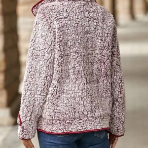 Urban Winter Collection Fashion Women Loose Jacket Ladies Solid Color Soft Zipper Fur Coats - Image 7