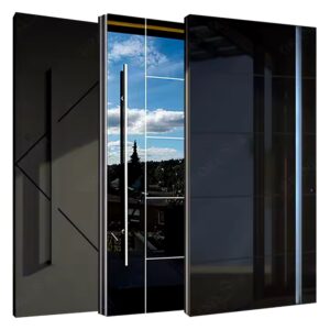 New Design And Hot Sale Custom Made Modern Wooden Pivot Entry Luxurious Doors with Factory Price - Image 6