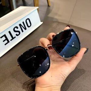 New large frame sun glasses for women high quality luxury women sunglasses outdoor sun protection shading women's glasses - Image 3