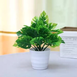 Northern European style simulation turtle back leaf green plant potted turtle back bamboo plant decoration landscaping - Image 3