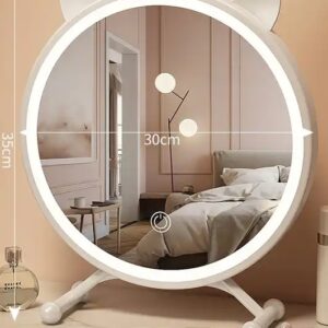 INS Desktop Mirror Kitty Design Rotating Metal Makeup Mirror - Image 6