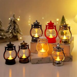 Decoration horse lamp LED retro lamp plastic lantern hanging home decor Christmas Gift decoration - Image 3