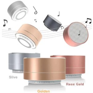 Best metal portable wireless blue tooth speaker A10 with Mic TF card FM radio AUX for mobile phone - Image 4