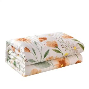 queen size double bed king Colcha de verano light weight digital printed no fading flora design summer duvet - Image 7