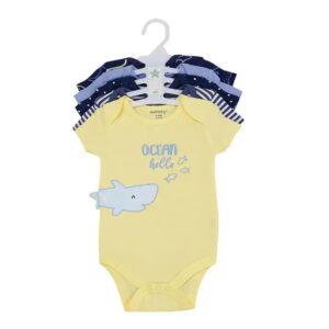 5 in 1 new born baby gift set short sleeve romper baby onesie cotton baby 5pcs clothes clothing - Image 3