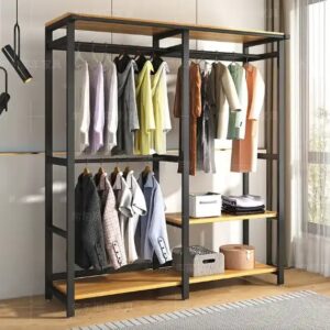 Simple wardrobe strong and durable household thickened zipper fully closed cloth wardrobe - Image 3