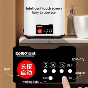 Efficient Adult Clothes Cleaner: Portable Washer Spin Dryer Mini Washing Machine Combo - Image 5