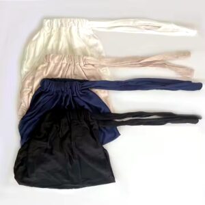 Muslim Hijab Modal Headscarf Hat Dupatta Elastic Strap Base Hat Tied With Rope Solid Color Scarf Adjustable Turban - Image 7