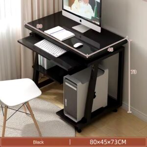 Cheap Office Computer Desk Table Home Simple Wooden Computer Desk With Shelf - Image 3