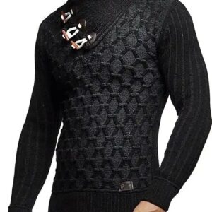 Autumn Winter Hot Selling 2024 Men Clothing Plus Size Turtleneck Long Sleeve Knitted Pullovers Soft Warm Basic Sweater - Image 5