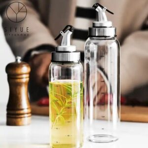 Empty Glass Kitchen Cooking Oil And Vinegar Spice Dispenser Bottle For Sale 1773 - Image 6