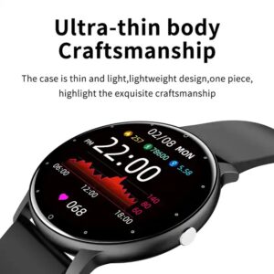 smartwatch ZL02C Pro with heart rate tracking BT call 1.28inch round display unisex Dafit smart watch ZL02C Pro - Image 6