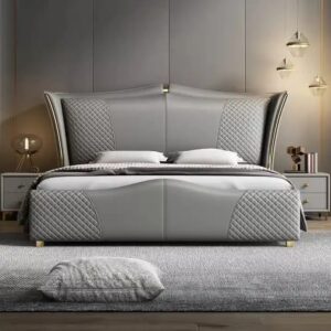 Luxury Modern Queen Size Bedroom Furniture Set Fully Assembled Adjustable Wooden Bed Morden Lingua Italiana Bedroom Furniture - Image 5