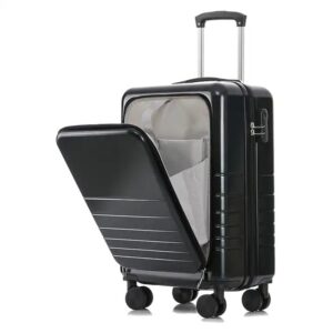 Multifunctional High Quality Carry On Trolley Front Open Easy Access Laptop Pocket Business Suitcase Luggage - Image 3