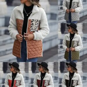 Women Long Sleeve Loose Casual Jacket Thick Warm Fur Coats Fur Jackets - Image 3