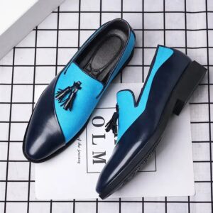 New Men Shoes Men Business Formal Plus-Size Casual Shoes Trend British Leather Shoes - Image 3