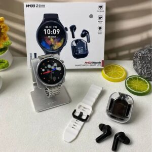M103 Smart Watch 2 in1 TWS Earphone Set Smart watch Wireless Earbuds Air31 Fitness Tracker M103 Smart Watch Suit For Men Women - Image 6