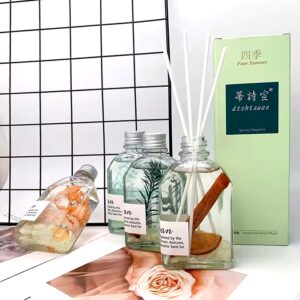 Luminous Eternal Dried Flowers Fireless Aromatherapy Office Bedroom Perfume Ornament Lasting Fresh Fragrance Reed Diffuser - Image 3