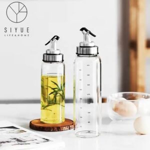 Empty Glass Kitchen Cooking Oil And Vinegar Spice Dispenser Bottle For Sale 1773 - Image 4