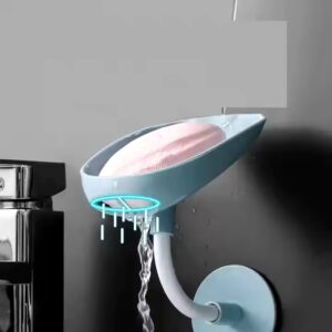 Wall-mounted countertop dual-purpose adjustable shell drain soap dish - Image 4
