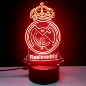 Night Light Lamp Football Club Night Light for Home Decor New Design High Quality 3d LED 50 Bedroom Acrylic Modern Touch Sensor - Image 6