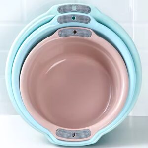 HOT Household wash basin thickened adult plastic pp tpr laundry two-ear baby foot Kitchen bath basin - Image 3
