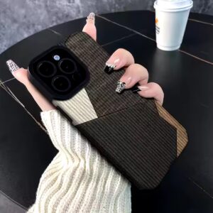 Wood Grain Step Design Printing Soft TPU Leather Mobile Phone Cover Case For Iphone 7 8 X Xr Xs 11 12 13 14 15 16 Pro Max - Image 6