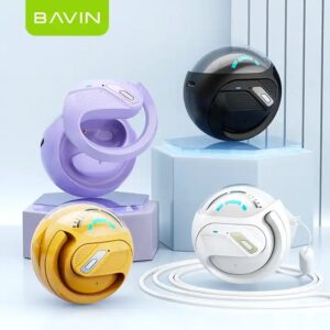BAVIN wholesale custom logo 69 portable tws hifi true blue tooth 5.3 wireless earbuds earphones - Image 2