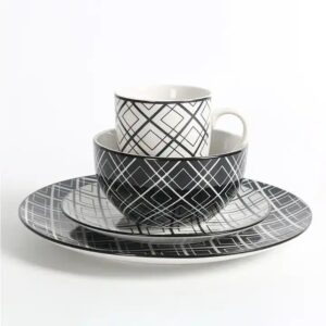 Porcelain Restaurants Bowl Dishes Plates Dinner Set Tableware Pad Printing Dinnerware Set - Image 7