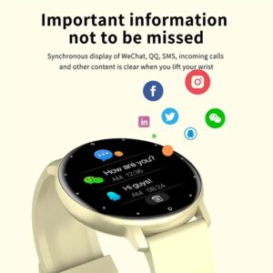 smartwatch ZL02C Pro with heart rate tracking BT call 1.28inch round display unisex Dafit smart watch ZL02C Pro - Image 5