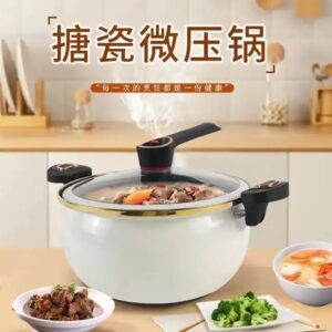 High Quality Micro Pressure Cooker 26cm Soup Wok Non-stick Totipotent Pot - Image 5