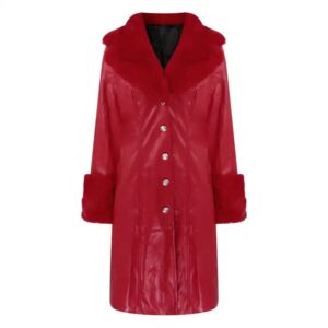 Winter Women Blend Double Face Big Fox Fur Collar Long Cashmere Spring Wool Luxury Women's Long Coat - Image 7
