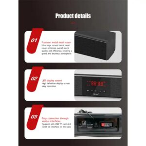 Home Theatre System BT Wireless Sound System Sound bar with Subwoofer for TV - Image 7