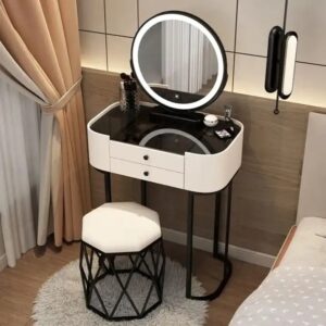 Nordic Advanced Dressing Table bedroom modern simple small-sized desk makeup table - Image 1