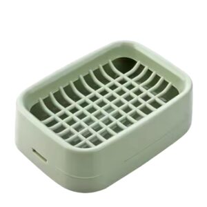 Double Layer Square Soap Dish with Cover Plastic Drain Soap Box Household Bathroom Travel Simple Portable Storage - Image 7