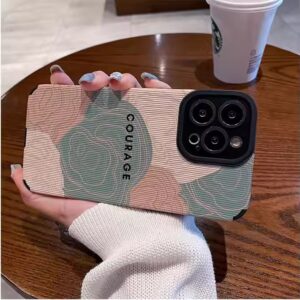 Courage Color Wave Printing Soft TPU Artificial Leather Mobile Phone Cover Case For Iphone 7 8 X Xr Xs 11 12 13 14 15 16 Pro Max - Image 4