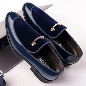 New large size men's business dress shoes pointed men's shoes a slip-on casual lazy shoes - Image 7