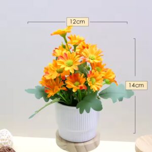 Cross-border simulation Daisy potted plant decorative ornaments desktop dining table green plants bonsai decorative flowers - Image 7