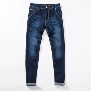 Men Stretch Skinny Jeans Fashion Casual Slim Fit Denim Trousers Male Gray Black Khaki White Pants Male Brand - Image 7