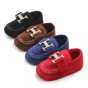 New Arrival Anti-slip Handmade Baby Loafers Infant Toddler Boys Girls Prewalker Moccasin Crib Shoes - Image 4
