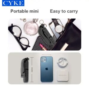 Compact Wireless Flexible Selfie Stick Rotating Tripod Wireless Remote Control Selfie Stick Led Light For Phone Q11s - Image 5