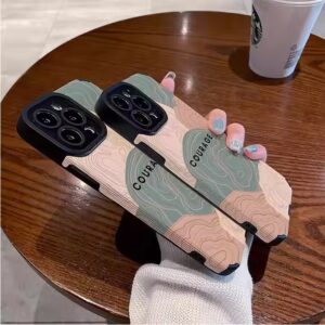 Courage Color Wave Printing Soft TPU Artificial Leather Mobile Phone Cover Case For Iphone 7 8 X Xr Xs 11 12 13 14 15 16 Pro Max - Image 6