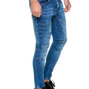 De Hombre Jeans Fit Stylish Denim Jeans Stacked Stretch Super Skinny Biker for Men Jeans Streew Wear Slim Summer - Image 7