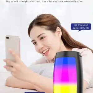 Portable Wireless gaming Speaker with Mixed Colorful LED Lights Multifunction Outdoor Party smart Speaker - Image 6