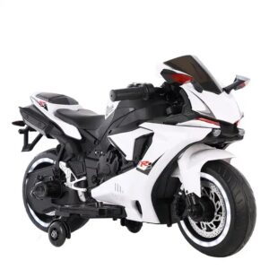 Mini Electric Motorcycle for Kids Red Ride-On Car with Remote Control Powered by Battery Unisex Powerwheels - Image 3