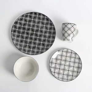 Porcelain Restaurants Bowl Dishes Plates Dinner Set Tableware Pad Printing Dinnerware Set - Image 5