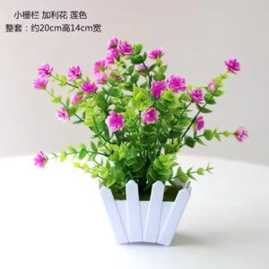 Artificial plants mini potted plants small green decoration indoor family farmhouse aesthetics bedroom shelf desk bathroom - Image 5